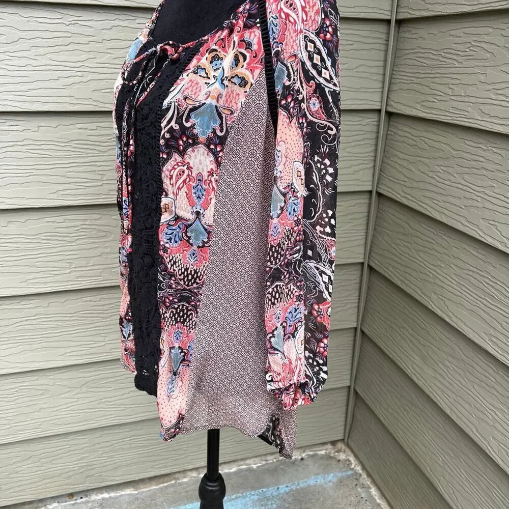 CYNTHIA ROWLEY size S women’s tunic, multi color